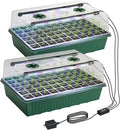 TONYFUL Seed Starter Tray with Grow Light, 120-Cell Seed Starter Kit with 4.07” by TONYFUL