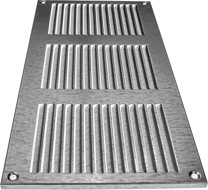 Vent Systems 12" x 6" Inch Scratch Resistant Galvanized Metal Vent Cover - Image 7