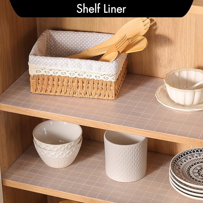 Cooyes Shelf Liner for Kitchen Cabinets – Non-Adhesive Waterproof Drawer Liner - Image 4