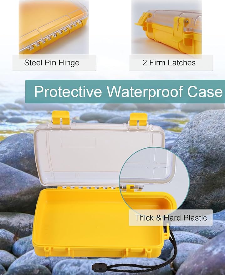 Avlcoaky Dry Box Waterproof Dry Boxes Small Waterproof Watertight Containers - Image 6