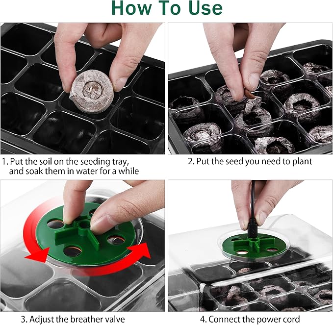 6 Pack Seed Starter Tray Kit - Image 5