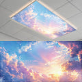 2 Pack Fluorescent Light Covers- 4 x 2 Feet Magnetic Ceiling Light Cover Room by BSFHH