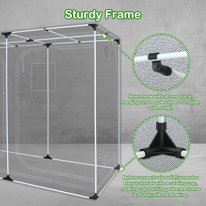 Grow Tent, Removable Floor Tray - Image 7