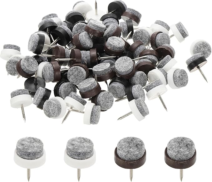 PATIKIL 17 mm Nail-on Felt Pads by PATIKIL