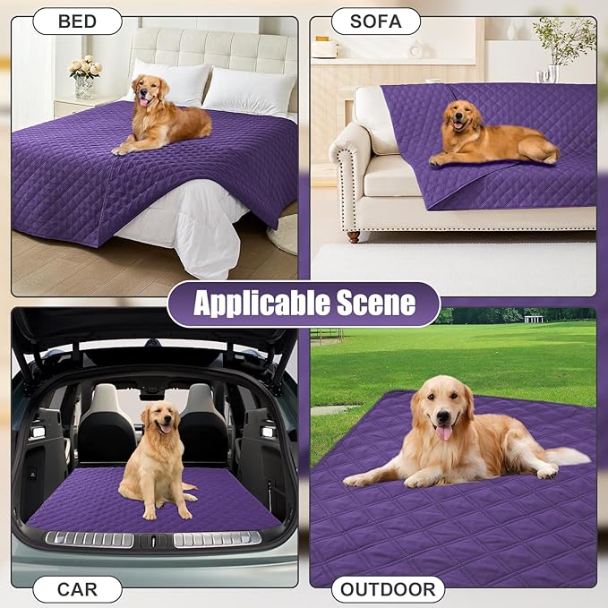 Smiry Waterproof Dog Bed Cover Pet Blanket, Soft Washable Dog Blanket - Image 7