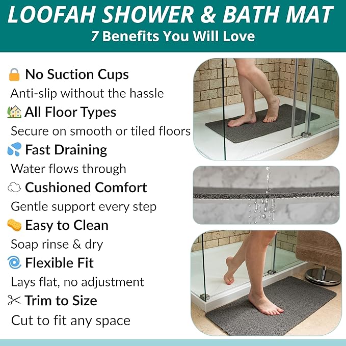 Non Slip Bathtub Mat Shower Mat - Image 4