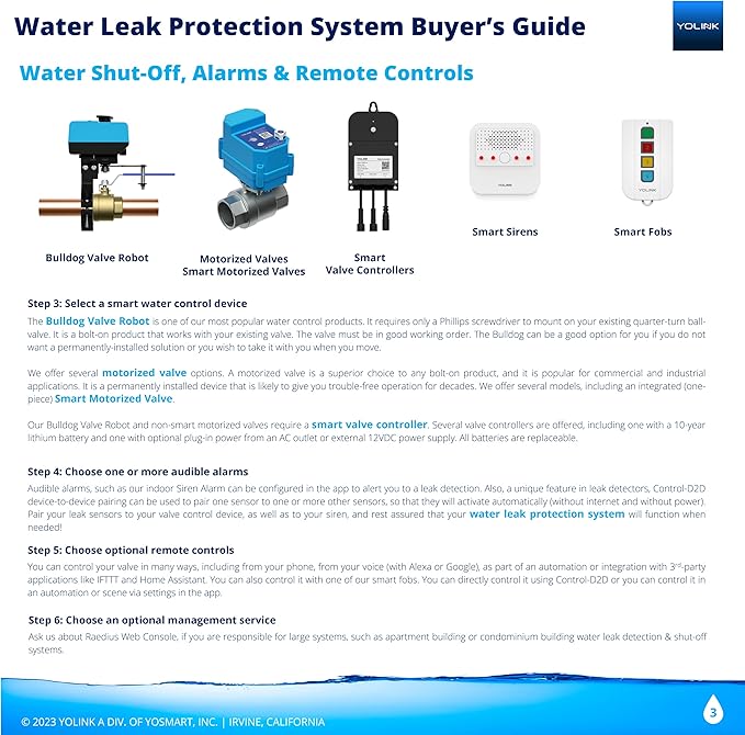 YoLink Water Leak Detector, 1/4 Mile World's Longest Range, Wireless Smart - Image 6