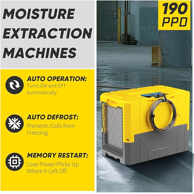 190Pints High Efficiency Commercial Dehumidifier - Image 2