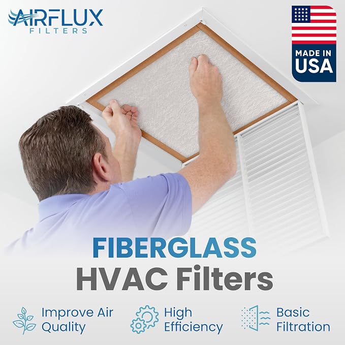 Fiberglass Air Filter -20x24x1Air Filter 12 Pack - Image 2