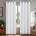 Deconovo White Curtains, Room Darkening Living Room Curtain, Thermal Insulated by Deconovo