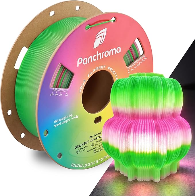 Polymaker Panchroma Gradient PLA Translucent Magenta and Green 3D Printing by Polymaker
