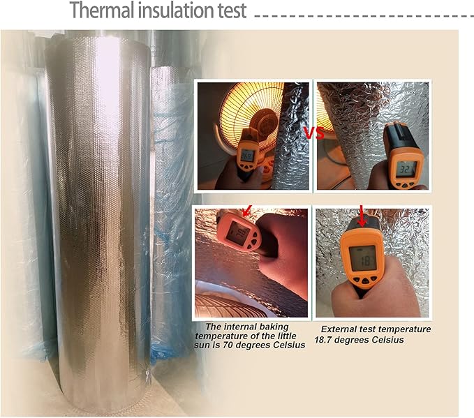 Reflective Insulation Foil, Aluminum Foil and Polyethylene, Thermal Insulation - Image 6