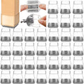 36Pcs Square Chair Leg Floor Protectors, High Elastic Felt Furniture Pads by Joeyrras
