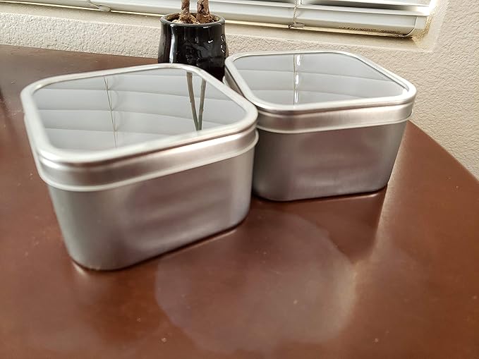 Square Metal Tin Box Storage Containers - Image 5