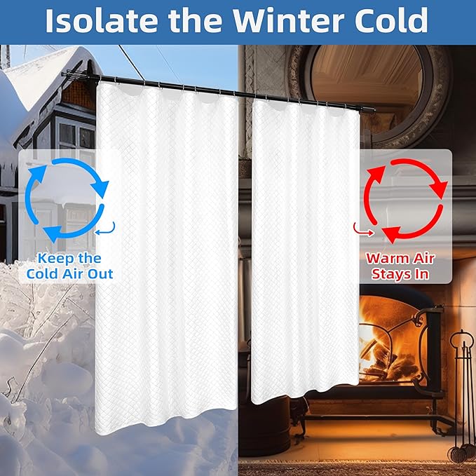 DriftAway Soundproof Thermal Insulated Quilted Curtain Liners - Image 5