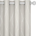 Deconovo Beige Curtains for Living Room, Thermal Insulated Soundproof Drapes by Deconovo