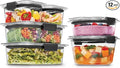 Rubbermaid Brilliance® Round and Rectangular Leak Proof Food Storage Containers by Rubbermaid