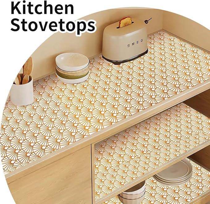 3D Drawer and Shelf Liner for Kitchen Cabinet: 12 in X 30 Ft Waterproof Shelf - Image 7