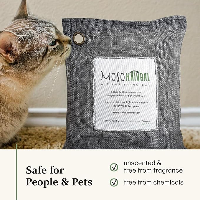 Moso Natural Air Purifying Bag 500g Premium Bamboo Charcoal Odor Absorber - Image 7