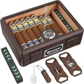 Cigar Humidor, Glass top Cigar Case by FANKAI