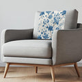 Blue Peony Fashion Headrest Cover by Unknown