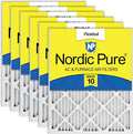 Nordic Pure 14x20x1 Pleated MERV 10 Air Filters 6 Pack by NordicPure