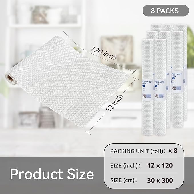 FIFTY FEET 12"x120" Non-Adhesive Shelf Liner - Image 5