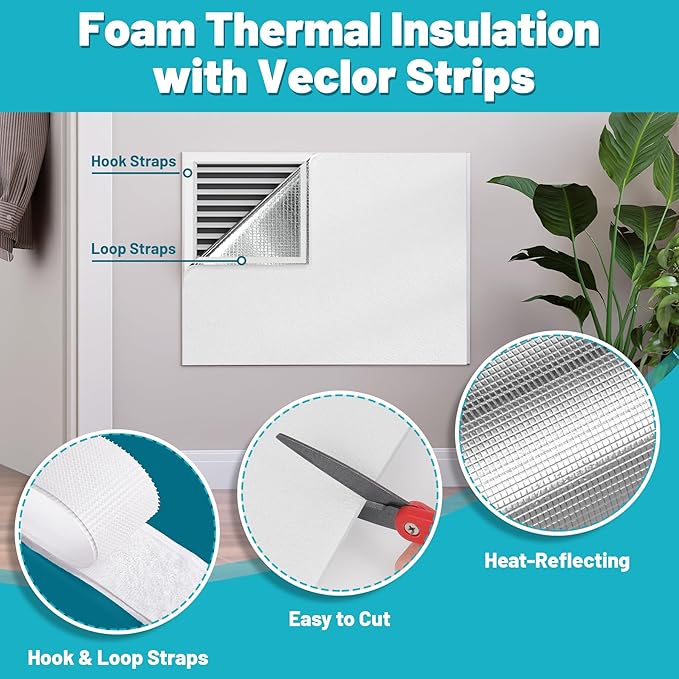 Insulation Cover for Vents, Foam Thermal Insulation - Image 7