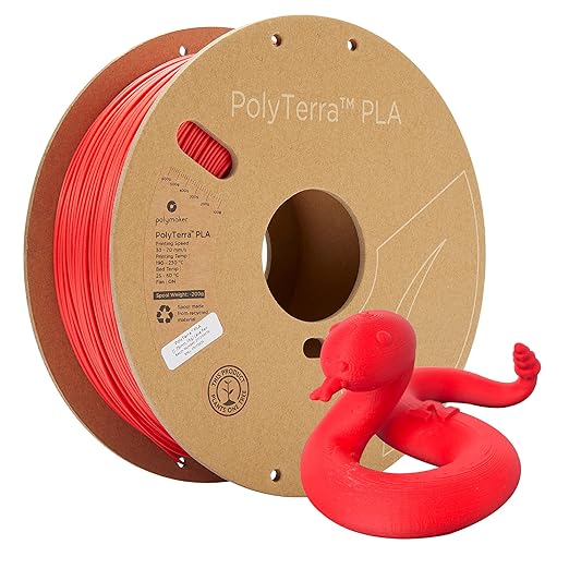 Polymaker Matte PLA Filament Lava Red 1.75mm 1kg 3D Printing Filament, by Polymaker