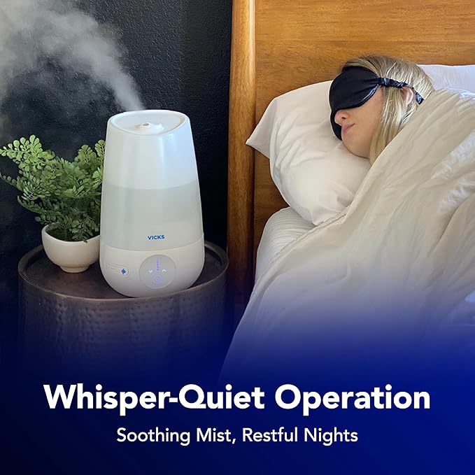 Vicks FilterFree Plus Cool Mist Plus Humidifier, Medium Room –Filter-Free Cool - Image 5