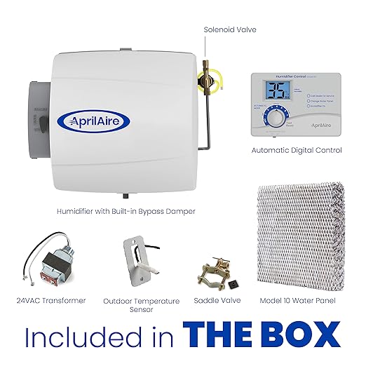 AprilAire 500 Whole-House Humidifier, Automatic Compact Furnace Humidifier - Image 5