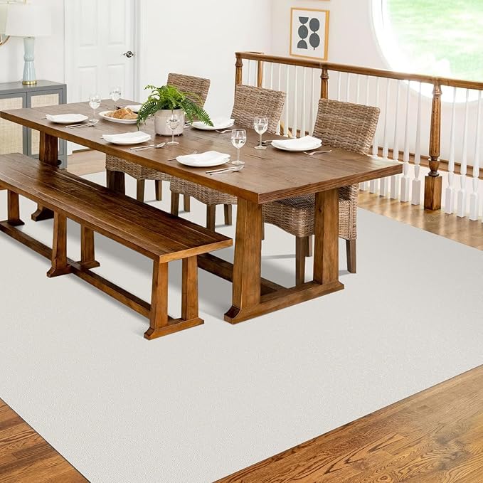Soft Plastic Floor Mat for Under Dining Table, Non-Slip Multi-Pupose Floor by FURKIT
