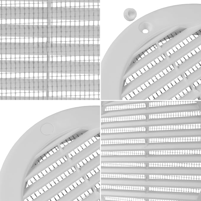 Repa Market 4 Inch White Round Air Vent Cover - Image 7
