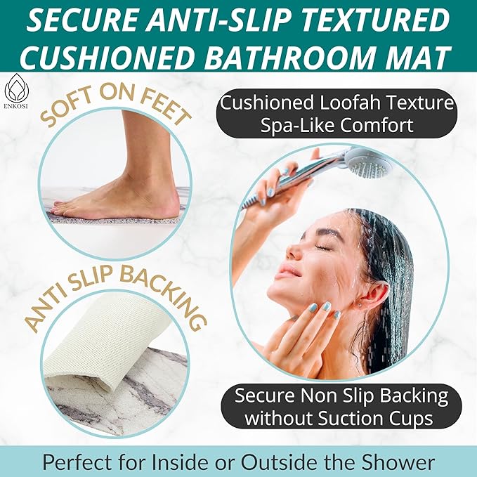 Extra Large Square Shower Mat Non Slip - Image 2