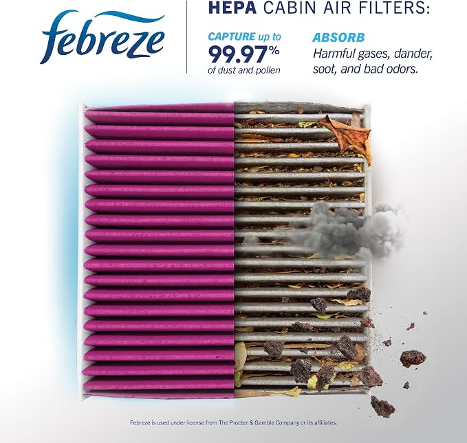 Febreze Odor Control HEPA Cabin Air Filter by PUREFLOW RZ18128H Fits 2022-2026 - Image 3