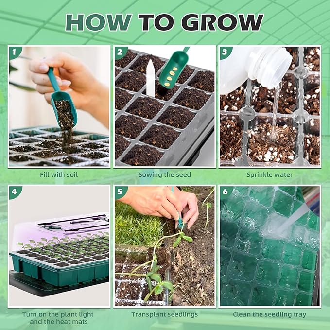 Seed Starter 4 Pack 160-Cell Tray - Image 5