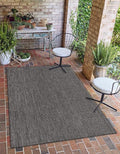 Unique Loom Collection Casual Transitional Solid Heathered Indoor/Outdoor by UniqueLoom