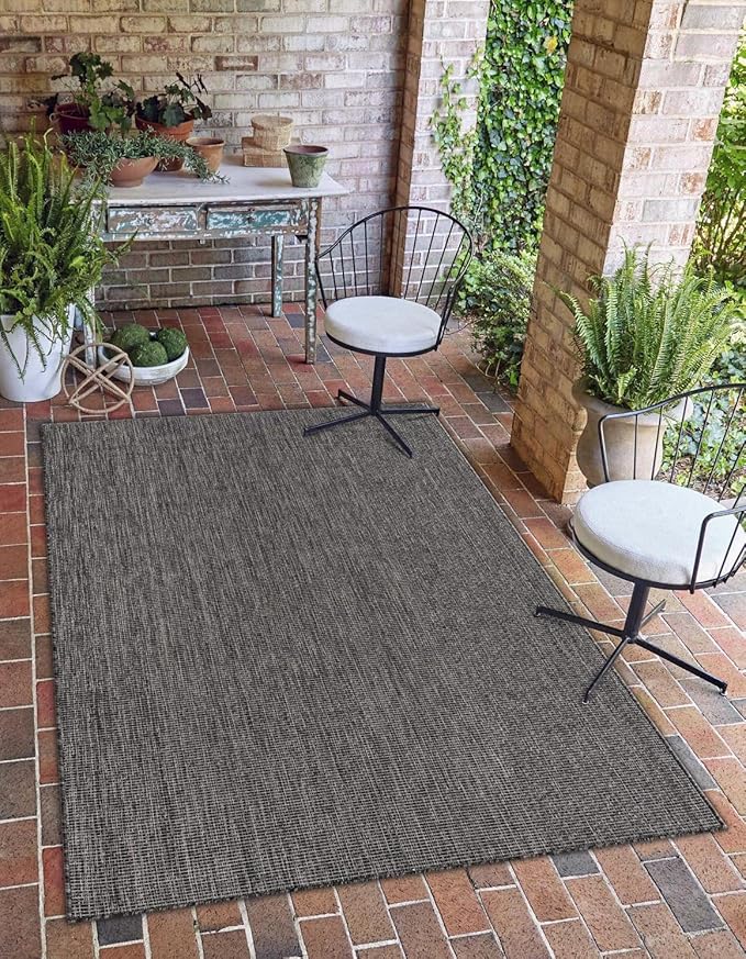 Unique Loom Outdoor Solid Collection Area Rug by UniqueLoom
