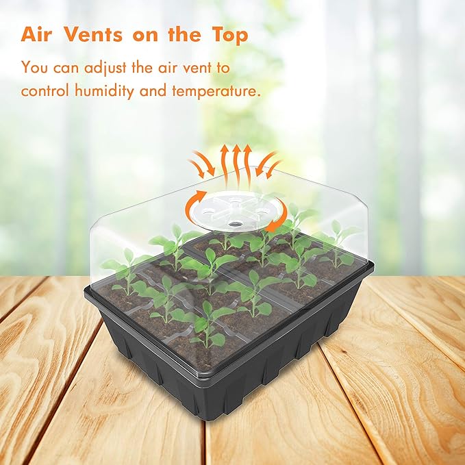 Gardzen 20 Pack Seed Starting Tray, Plant Germination Trays, Seed Starter Kit - Image 3