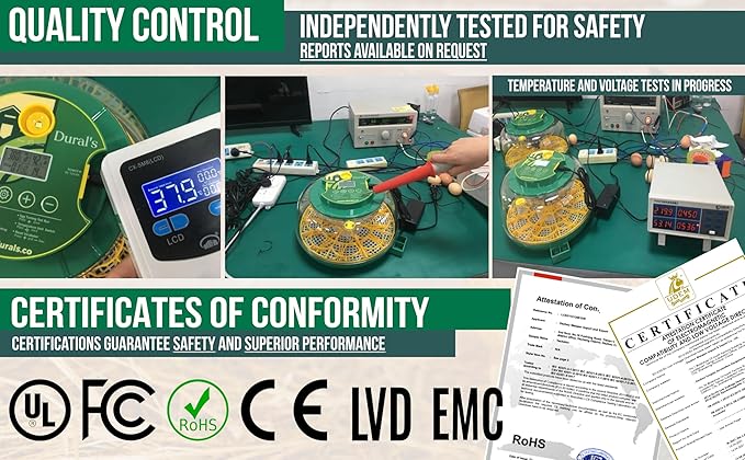 Dural's DX5® | Professional 18 Egg Incubator - Image 5