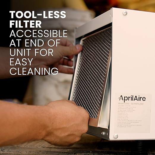 AprilAire E050PZ 50-Pint Professional-Grade, Whole-House Dehumidifier - Image 10