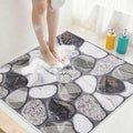 Square Shower Mat Non Slip: 36x36 Inch Extra Large Shower Mats by KAZOLEN