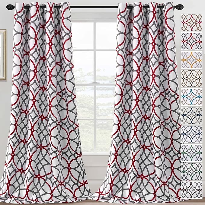 H.VERSAILTEX Blackout Curtains 108 inch Length 2 Panels Set Thermal Curtains & by HVERSAILTEX