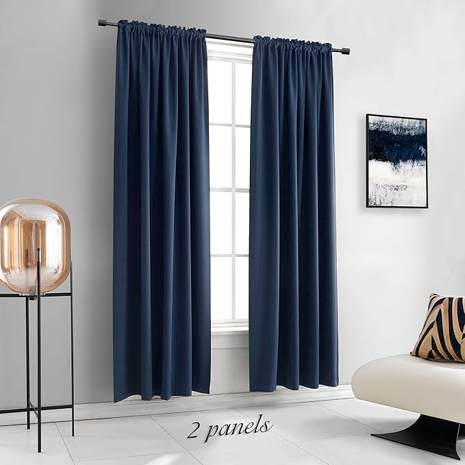 DONREN 96 Inches Long Floor Length Curtains - Image 7