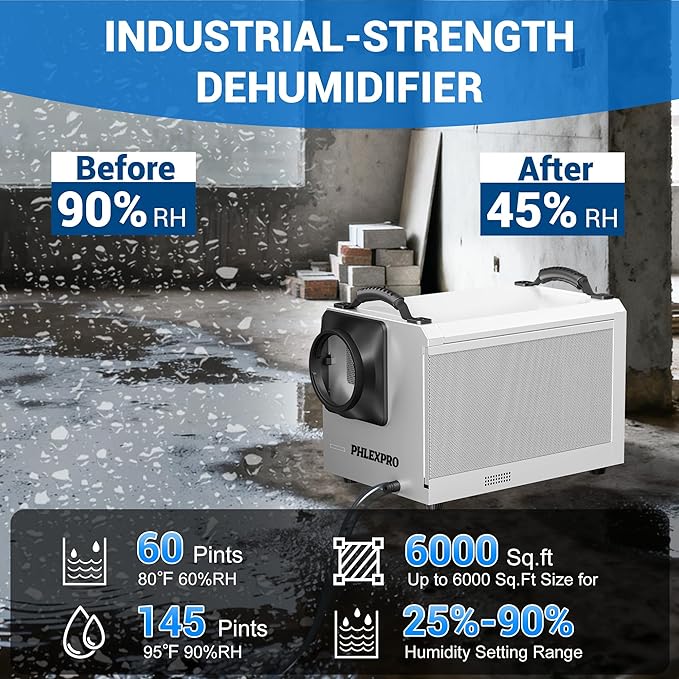145 Pint Commercial Dehumidifier - Image 2