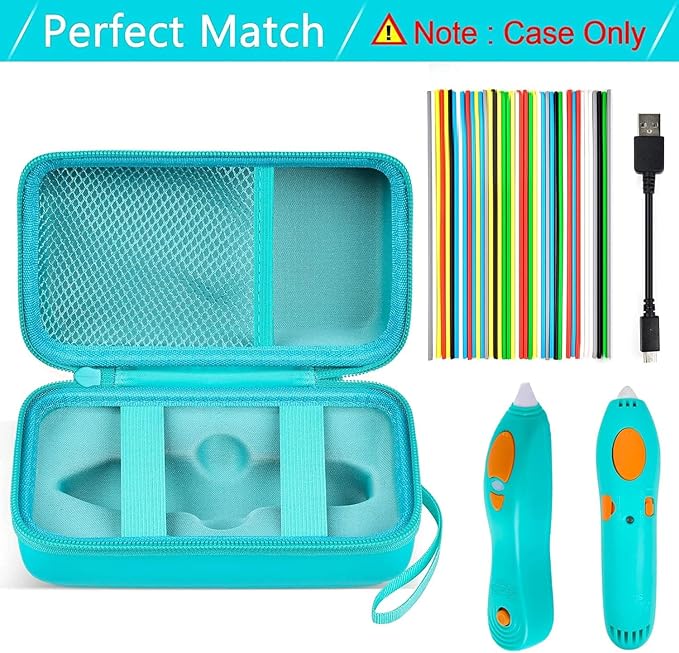 ANKHOH Case for 3Doodler Start+ Essentials 3D Pen for Kids, EVA Shell/Wrist - Image 2