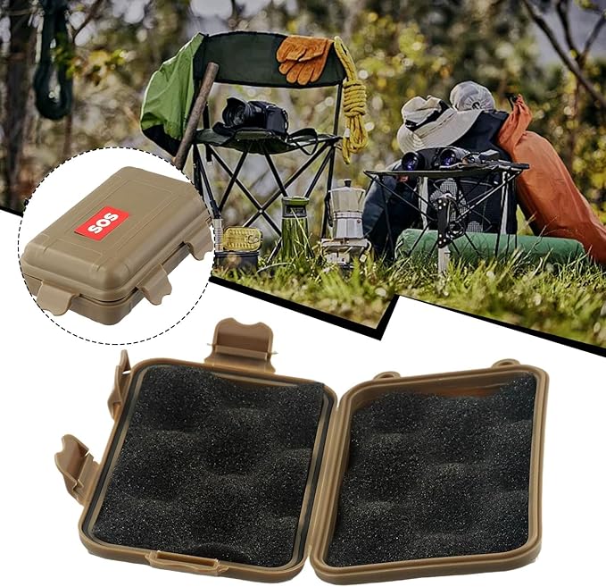 Airtight Waterproof Storage Container, Portable Outdoor Survival Box, - Image 3