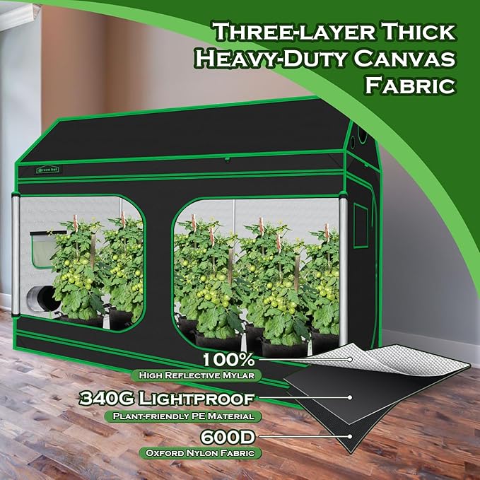 96"x48"x72" Roof Cube Grow Tent - Image 5