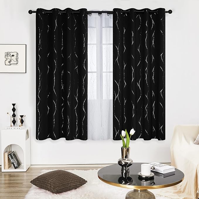 Deconovo Blackout Curtains for Bedroom, 72 Inch Length by Deconovo