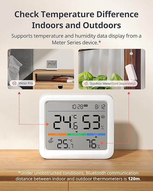 SwitchBot Meter Pro, Digital Hygrometer & Thermometer - Image 4